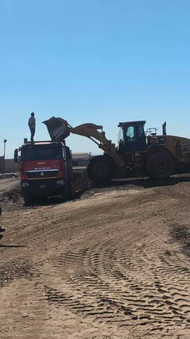 Despacho de mineral en La Joya